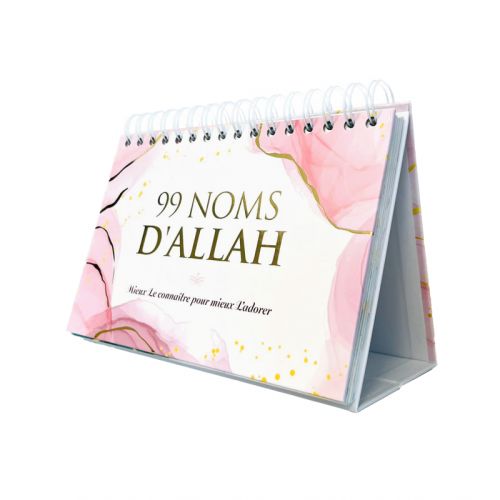 99 Noms d'Allah - Blanc et Rose - Edition Al Hadith