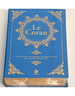Le Coran Bleu : Traduction d'Après Les Exégèses de Référence Par Rachid Maach - Warsh - Format : 12.5 x 17.5 cm - Editions Al Ba