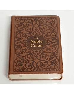 le Noble Coran - Cuir Brun Souple - Bilingue Petit Format - 13 x 17 cm - Edition Tawhid