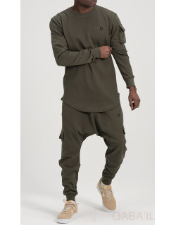 Ensemble Sarouel et Sweat Kaki, Survêtement Qaba'il : Sniper NEO