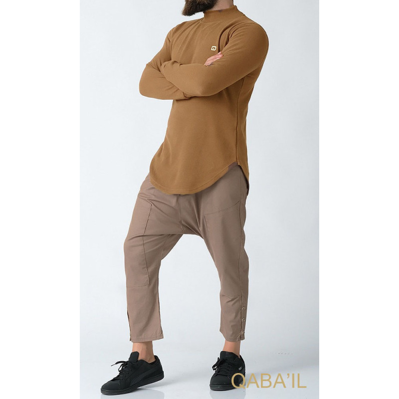 Pull Col Montant Qaba'il : Camel