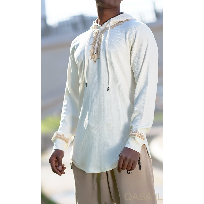 Sweat Ecru Qaba'il : Etniz Relief Sweat Ecru Qaba'il : Etniz Relief