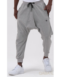 Sarouel Jogging Gris Clair Qaba'il : Onyx Up