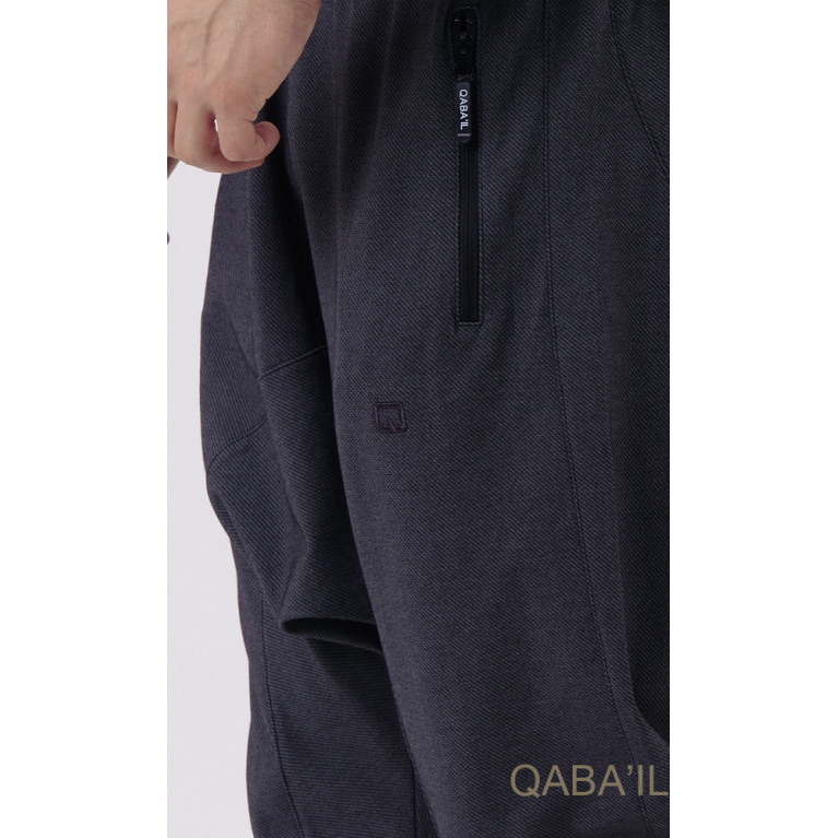 Sarouel Jogging Bleu Nuit Qaba'il : Onyx Up