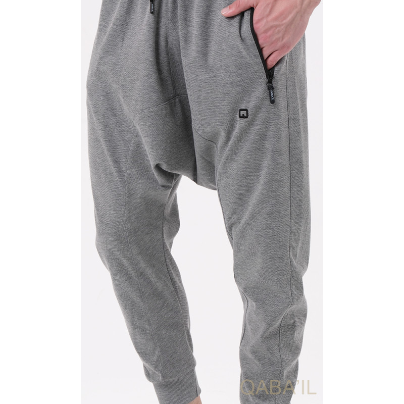 Sarouel Jogging Noir Qaba'il : Onyx Up