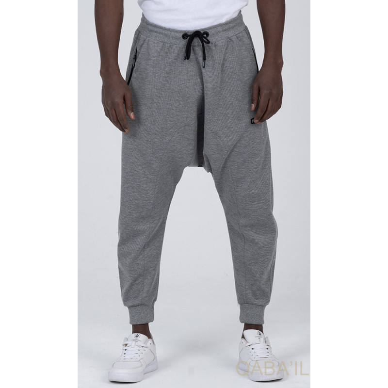 Sarouel Jogging Noir Qaba'il : Onyx Up