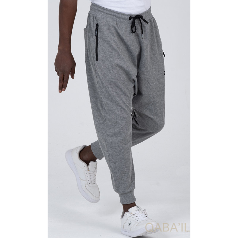 Sarouel Jogging Noir Qaba'il : Onyx Up