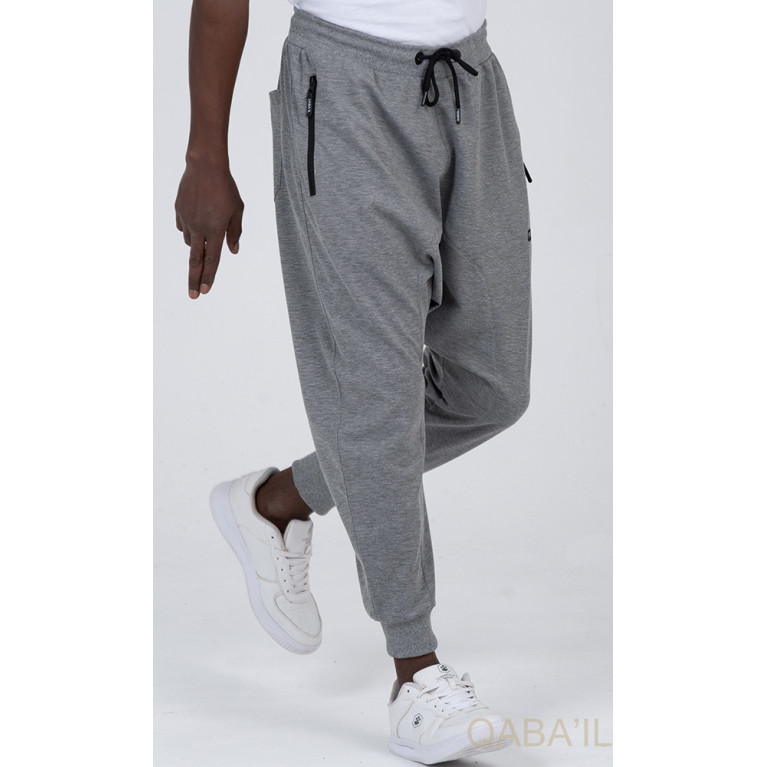 Sarouel Jogging Noir Qaba'il : Onyx Up