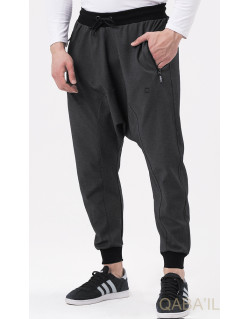 Sarouel Jogging Noir Qaba'il : Onyx Up