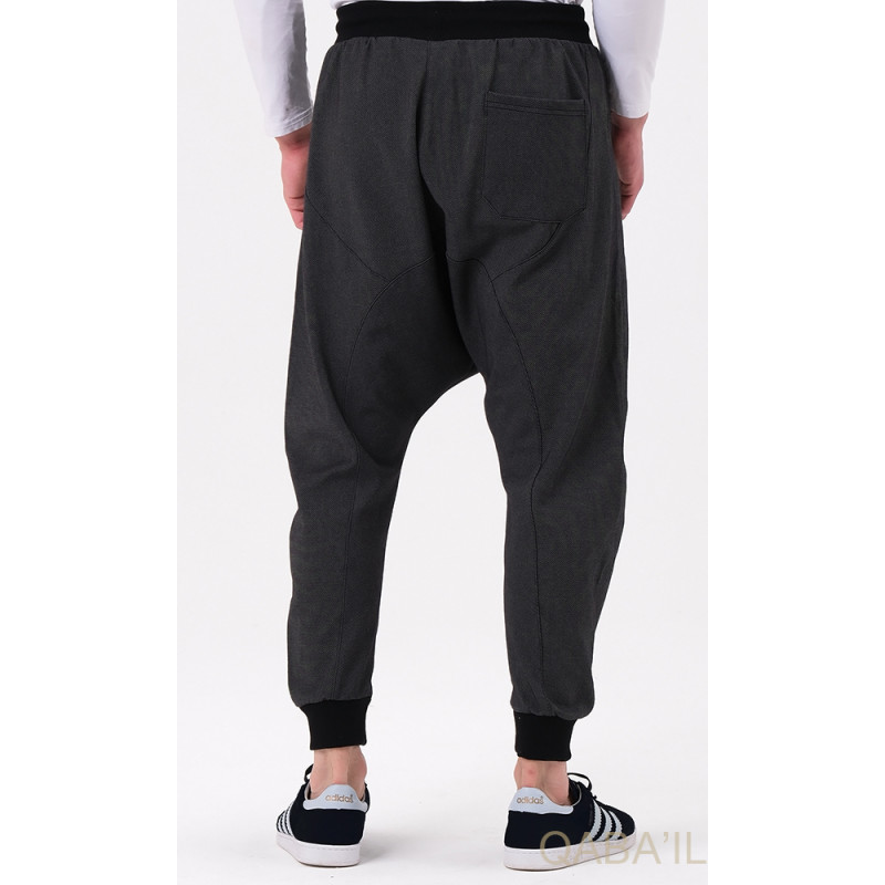 Sarouel Jogging Noir Qaba'il : Onyx Up