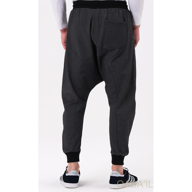Sarouel Jogging Noir Qaba'il : Onyx Up