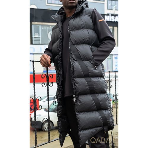 Doudoune SMC - Noir - Longue Sans Manche - Qaba'il Doudoune SMC - Noir - Longue Sans Manche - Qaba'il