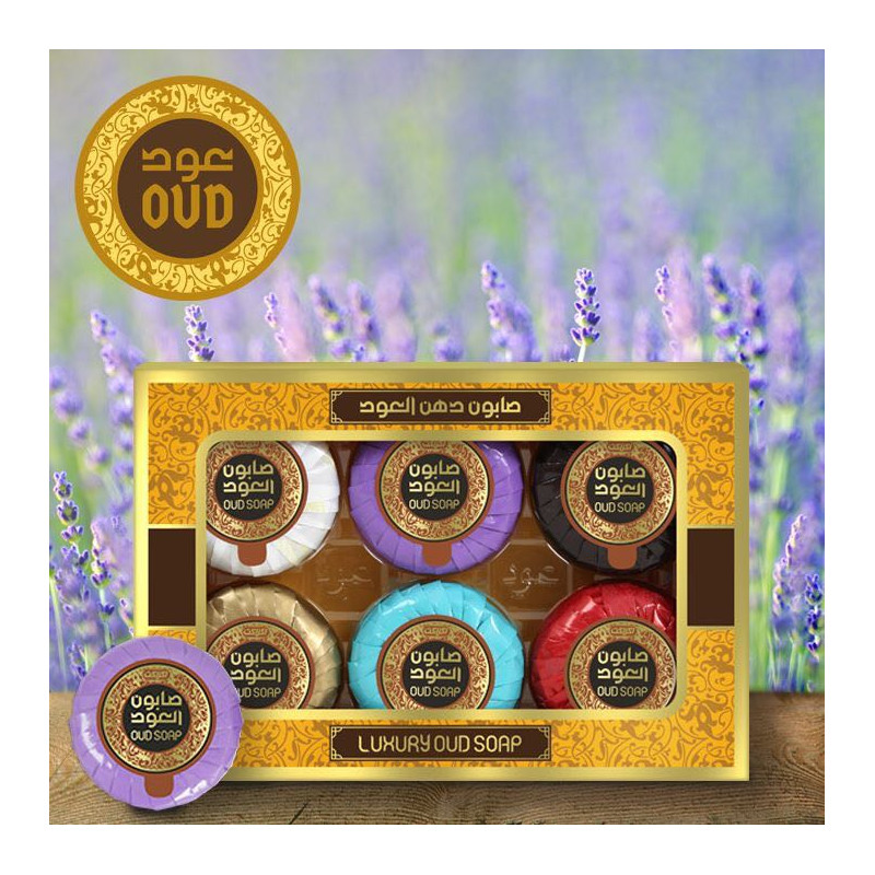 Coffret Luxury - 6 Savons Miniature - Oud Soap - 6x 20 gr