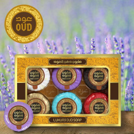 Coffret Luxury - 6 Savons Miniature - Oud Soap - 6x 20 gr