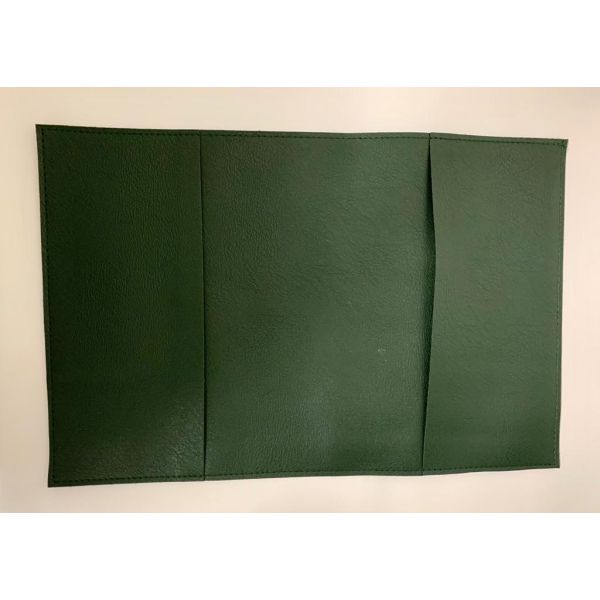 Protège Coran ou Livre - Format : 26 x 20 cm - Vert - Simili Cuir - Edition Sana