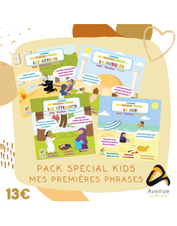 Pack J'apprends Mes Premieres Phrases - Edition Athariya Kids