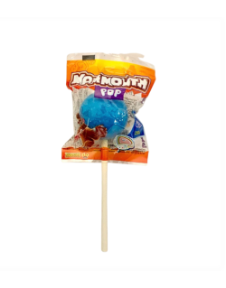 Sucette Bleu Mammouth Pop - 5 Goûts Différents, Poudre au Centre et Bubble Gum - Bonbon Halal - Zed Candy