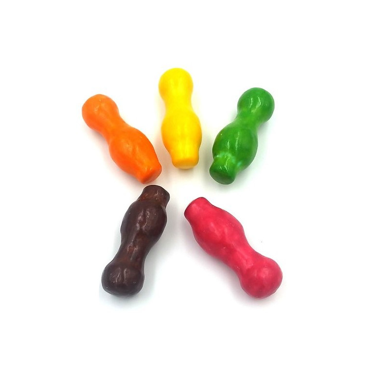 Tétine Magic à l'Orange - Mammouth 5-6 cm - Bubble Gum et Poudre au Centre - Bonbon Halal - Zed Candy