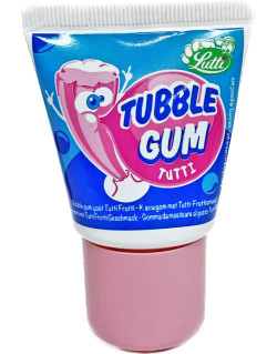 Tubble de Chewing-Gum Multi Fruit - Tube de Bubble Gum Tutti Frutti - Lutti