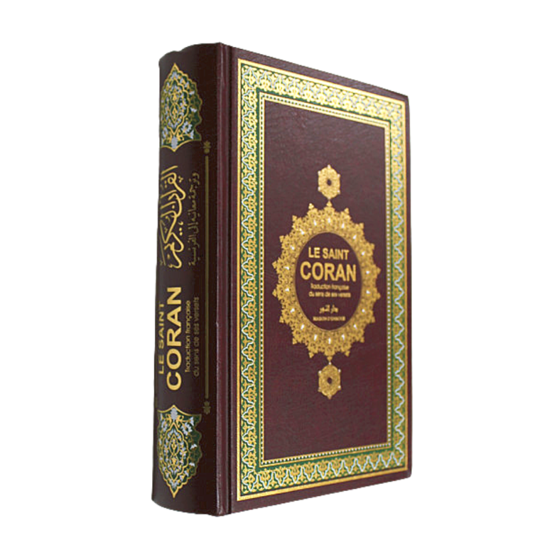 Le Noble Coran en Simili Cuir Vert - Français et Arabe - Mohammad Hamidoullah - Edition Ennour