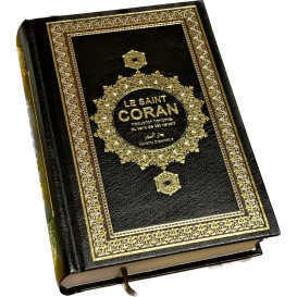 Le Noble Coran en Simili Cuir Noir - Français et Arabe - Mohammad Hamidoullah - Edition Ennour