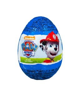 Oeufs Chocolat au Lait Pat Patruille - Bleu -Halal - Zaini - 20 gr
