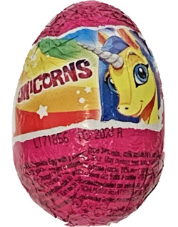 Oeuf Chocolat au Lait Licorne - Rose -Halal - Unicorns - Zaini20 gr