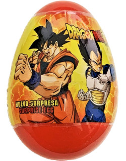 Oeuf Dragon Ball Z - Figurine 2D Surprise - Rouge -Halal - 10 gr