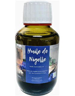Huile de Nigelle - 100% Naturel - Pressé à Froid - 100 ml