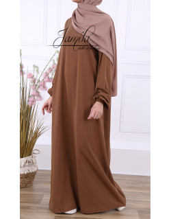 Abaya Manche Elastique -...