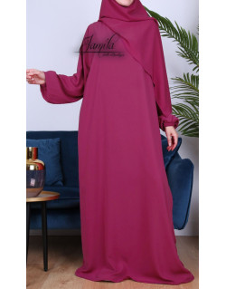 Abaya Manche Elastique -...