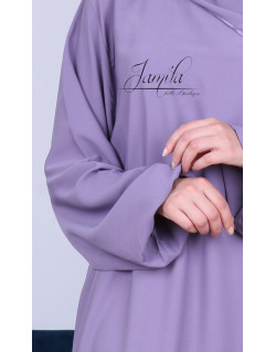 Abaya Manche Elastique -...