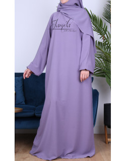 Abaya Manche Elastique -...