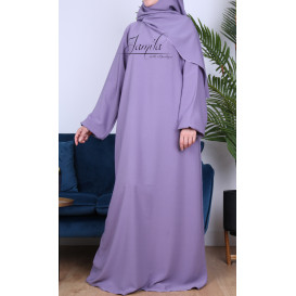 Abaya Manche Elastique -...