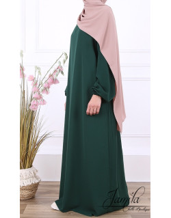 Abaya Manche Elastique -...