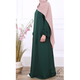 Abaya Manche Elastique -...