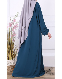 Abaya Manche Elastique -...