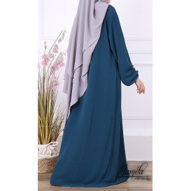 Abaya Manche Elastique -...