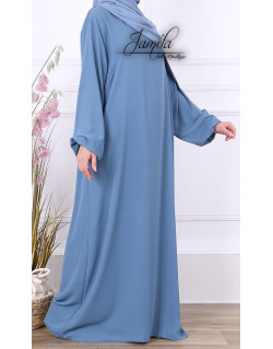 Abaya Manche Elastique -...