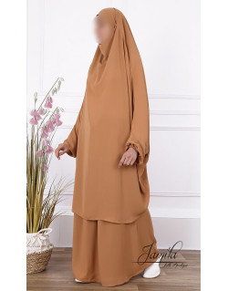 JIlbab 2 Pièces - Caramel -...