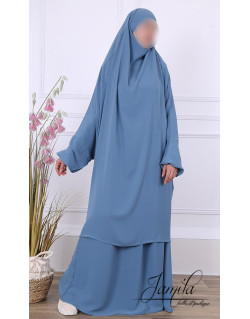 JIlbab 2 Pièces - Bleu...