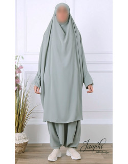 JIlbab 2 Pièces Sarouel -...