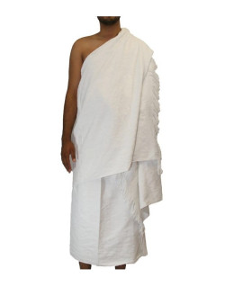 Tenue Omra et Haji Pélerinage Ihram - 100% Coton - Fabriqué à Médine Munawarah - Minwal