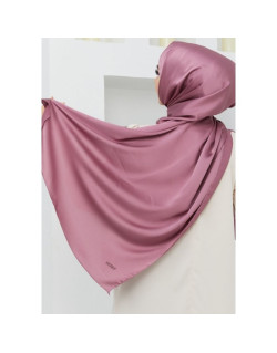 Hijab Matière Satiné - Couleur Taupe - Sedef
