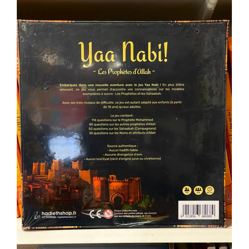 Jeux Familial - Yaa Nabi,Les Prophètes D’ALLAH - Edition Hadieth Benelux