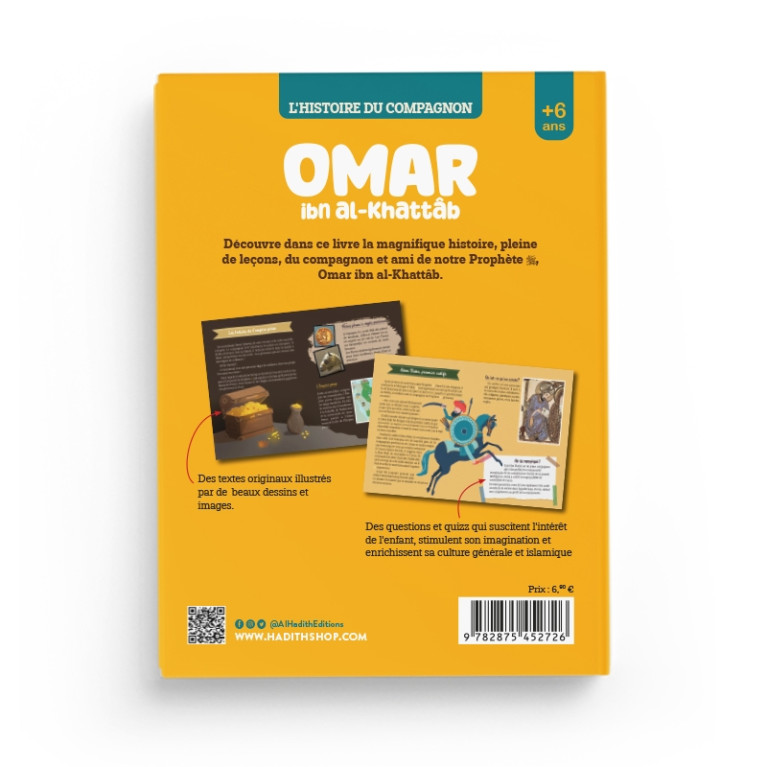 Omar Ibn Al Khattâb - Quizz et Question - A partir de 6 ans - Edition Al Hadith