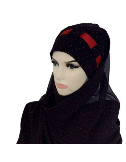 Hijab en Soie de Mousseline- Sedef