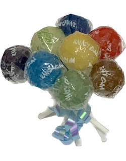 Pack Bonbons - Lot de 8 Sucettes Colorante - Différents Parfums- Halal