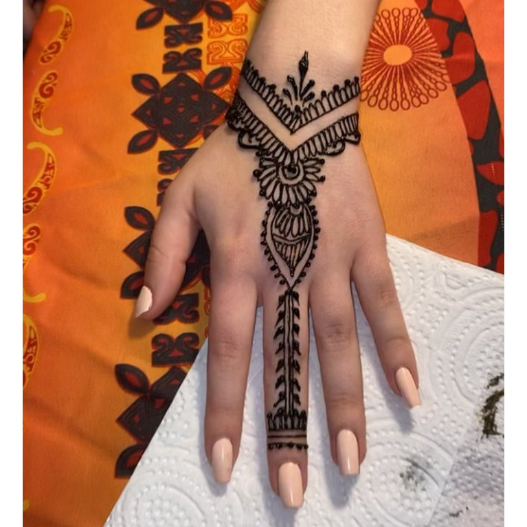 Henné Noir - Pâte de Henna Tatouage en Tube - Arwa Kone Stylo