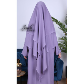 Khimar Lila Jamila : léger, doux et double voile